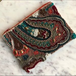 World Market | Beaded Zip Pouch